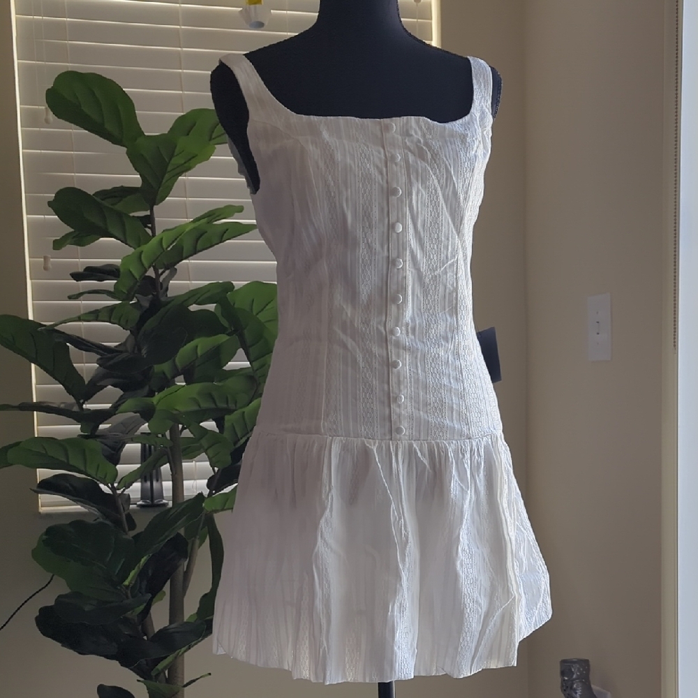 Lulu's White Mini Dress
